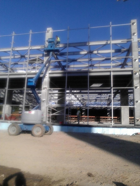 Montaj ansamblu constructie metalica - Magurele