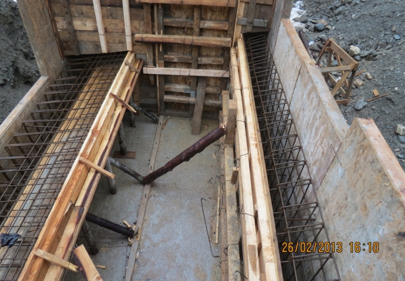 Constructie captare micro hidrocentrala